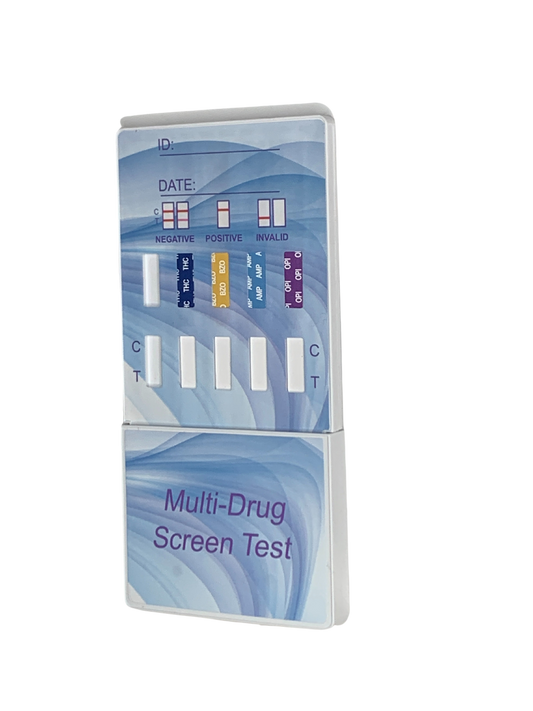 Multi Drug Screen 7 Drug Dipcard for onsite urine drug testing in medical environment