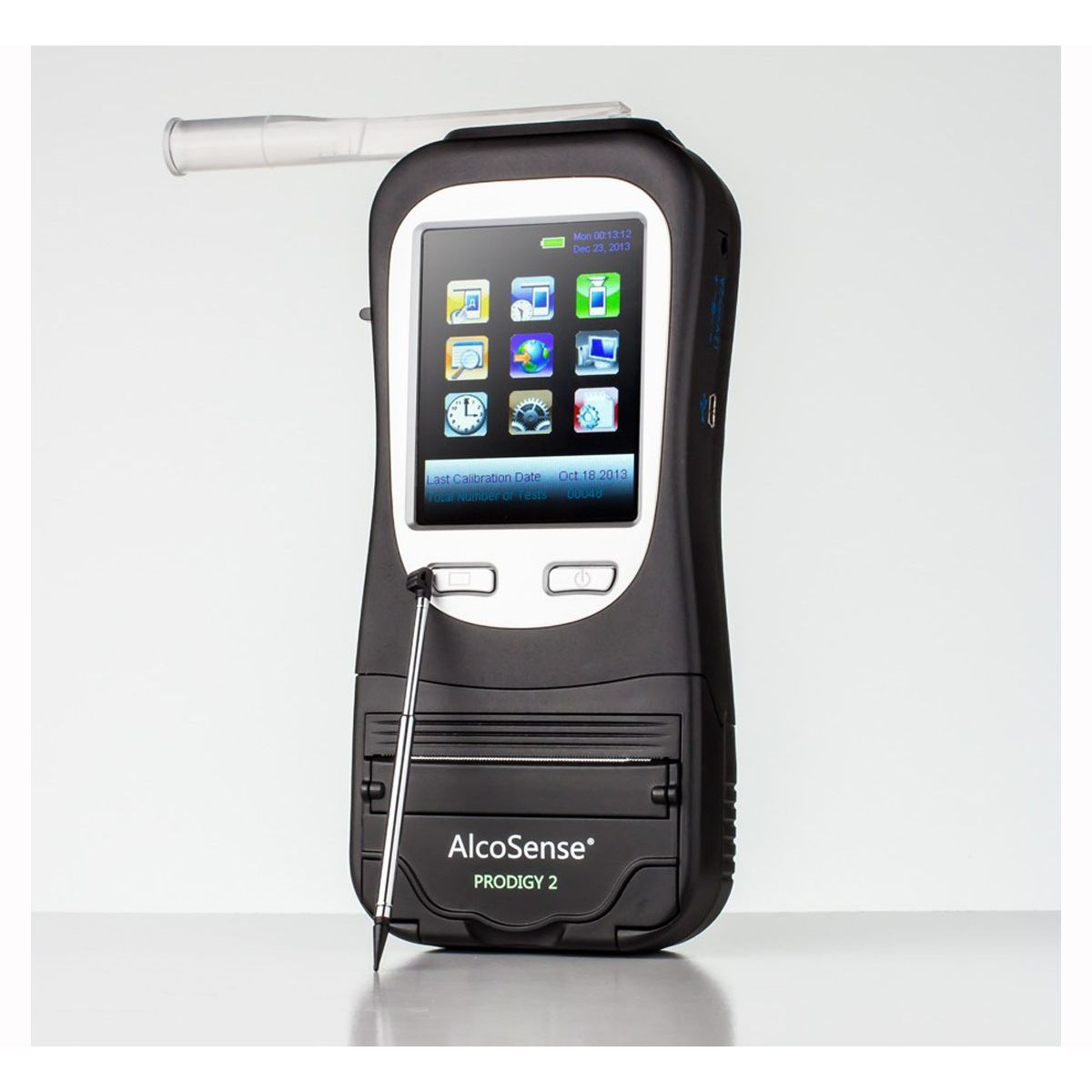 AlcoSense Prodigy 2 Breathalyser is the best handheld breathalyser for the workplace in the office or onsite.