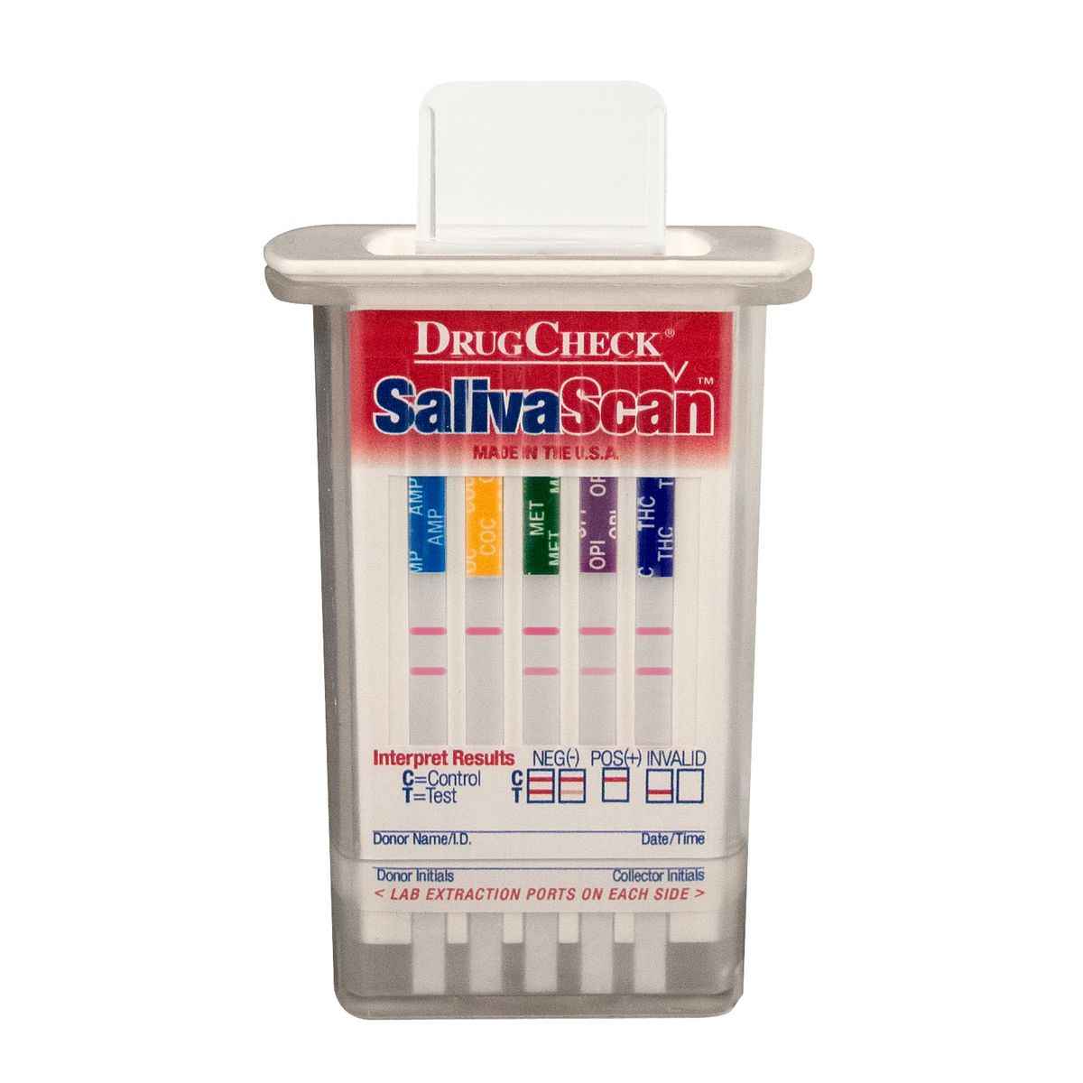 DrugCheck SalivaScan 6 Oral Fluid Test