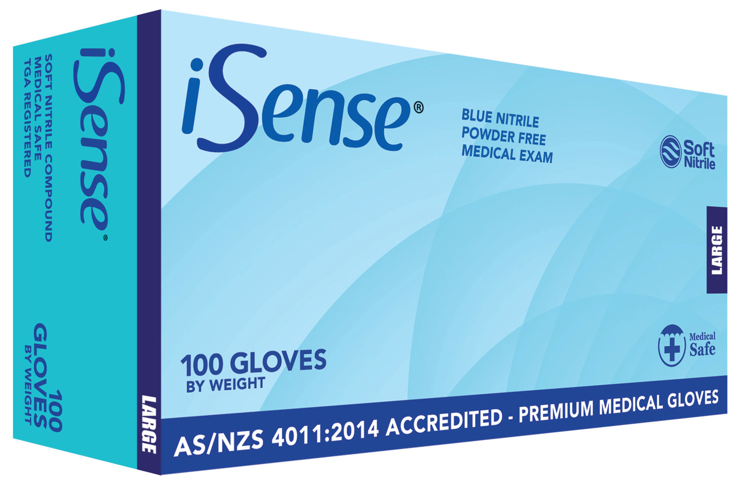 High quality medical gloves powder free and made of nitrile