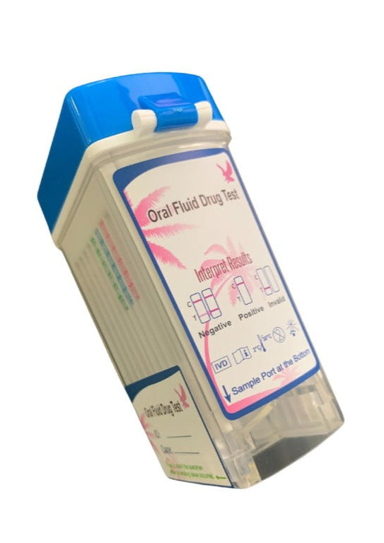 Workplace saliva drug test kit