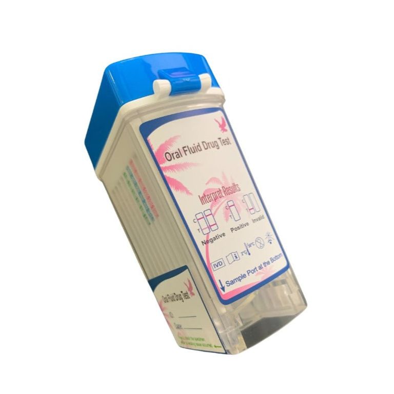 Workplace saliva drug test kit