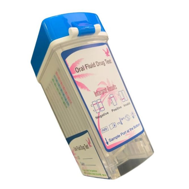 At home saliva drug test kit including THC and Methamphetamines