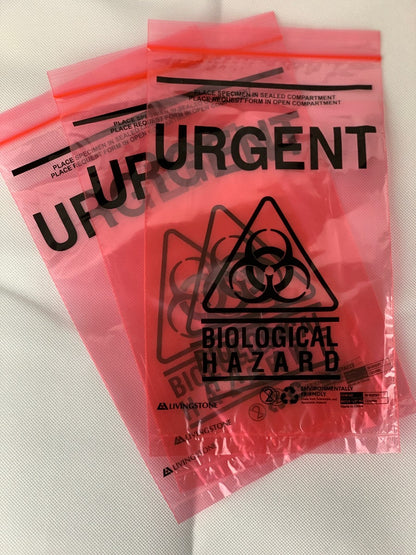 Laboratory Specimen Bags (x50 bags)